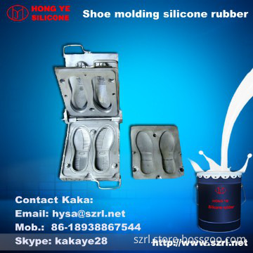 Shoe mold making silicone rubber; silicone rubber for shoe mold making